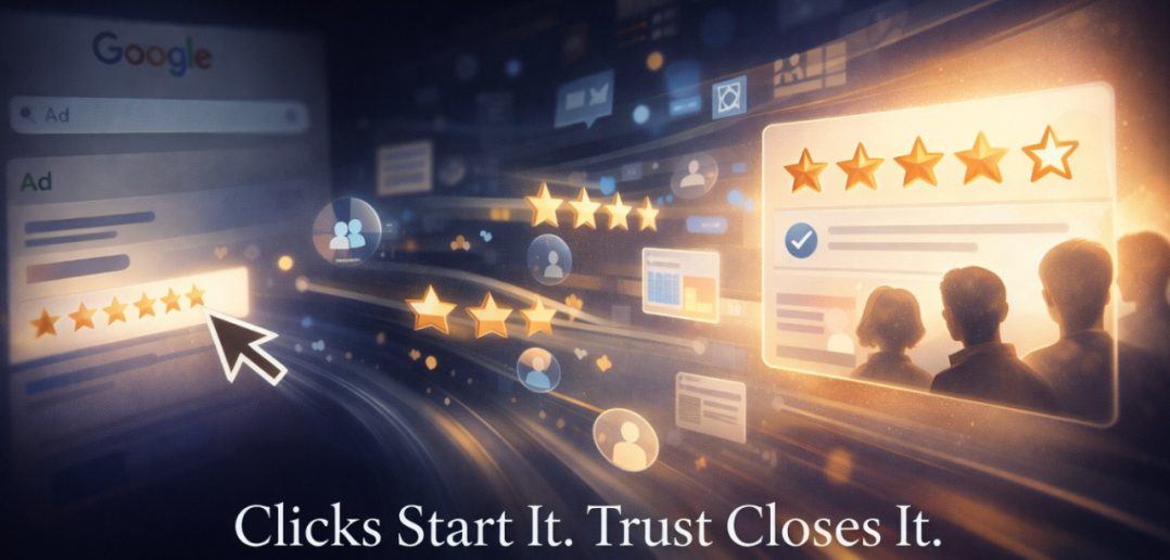 Clicks Don’t Convert. Research Does: The New Buying Behavior in 2026 click starts it. trust closes it