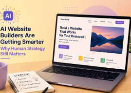 AI Website Builders Are Getting Smarter Why Small Business Websites Still Need Human Strategy